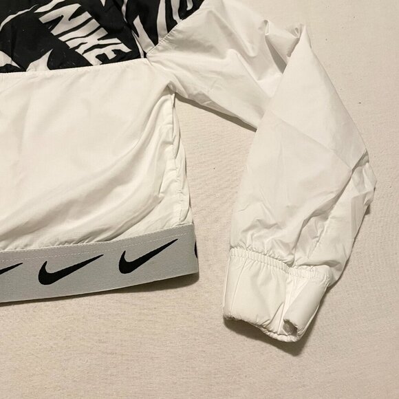 Nike Kids Sportswear Windrunner Jacket White Cj7426-104 Girls Size Small - Picture 14 of 16